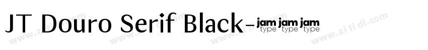 JT Douro Serif Black字体转换